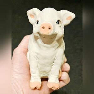 Dreamsicles Pig Figurine 1990 Kristin Haynes Collectible Cast Art